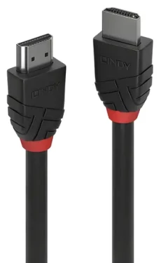 Lindy Black Line černá / HDMI kabel / 8K 60Hz / 5 m / záruka 10 let (36774)