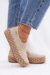 Dámské espadrilles na platformě s pletením Lee Cooper LCW-26-31-4332 béžové 38