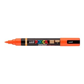Uni Posca PC-5BR 1-4 mm oranžová 4 štětcový hrot