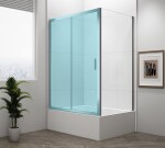 POLYSAN - DEEP boční stěna 750x1650, čiré sklo MD3116