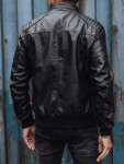 Pánská kožená bunda černá FashionStreet TX4739 XL