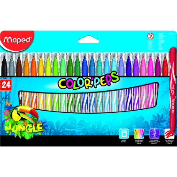 MAPED Fixy Color'Peps Jungle 24ks (24019)