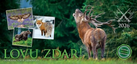 Kalendář 2026 Lovu zdar!, stolní, 29,7 x 13,8 cm