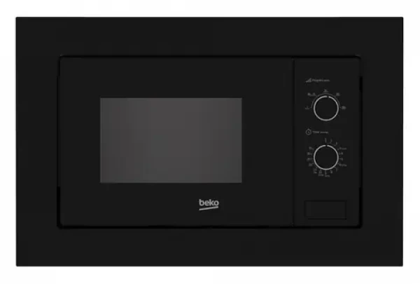 Beko BMOB20202B černá / Vestavná mikrovlnná trouba / otočné ovládání / šířka 595 mm (BMOB20202B)
