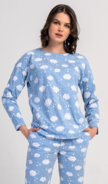 Dámské pyžamo dlouhé Obláček