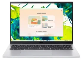 Acer Aspire Go 16 (AG16-71P-93TU) stříbrná / Notebook / 16" WUXGA 120Hz / Intel Core 9 270H / 16GB DDR5 / 512GB SSD (NX.JS9EC.008)