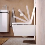 HANSGROHE - EluPura Q Závěsné WC se sedátkem SoftClose, Rimless, AquaChannel Flush, bílá 60293450