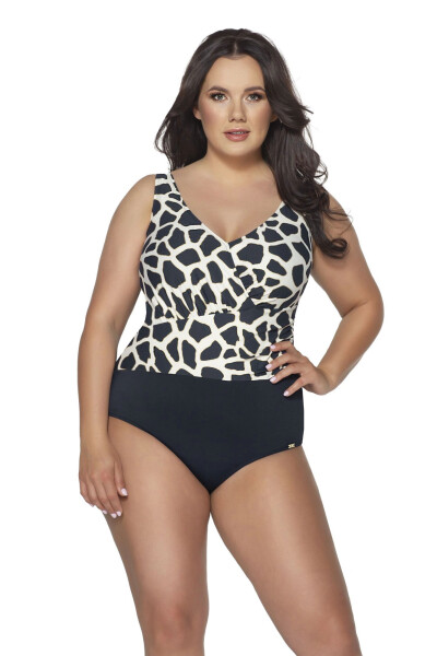 Dámské jednodílné plavky 54 navy blue - AVA tmavě modrá 90/E