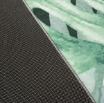 DumDekorace Moderní koberec FLANEL s motivem monstery Šířka: 80 cm | Délka: 150 cm