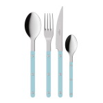 SABRE PARIS 4-dílná sada příborů Bistrot Brillant – Pastel blue, modrá barva, kov, plast