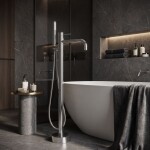 REA - Volně stojící baterie Lungo Diamond Chrome REA-B2250