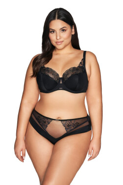 Dámské kalhotky brazilky Ava 2071/B S-2XL černá XL