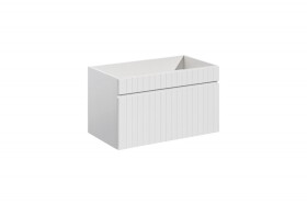COMAD - Skříňka pod umyvadlo 80cm 1 zásuvka ICONIC WHITE 5907611654989