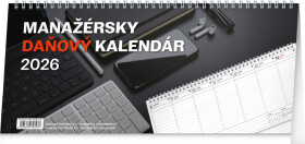 NOTIQUE Stolový kalendár Manažérsky daňový 2026, 33 x 14,5 cm