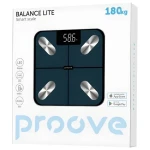 Proove Smart Scale Balance Lite modrá / Chytrá osobní váha / tvrzené sklo / Bluetooth / do 180 kg (SLBL00010008)