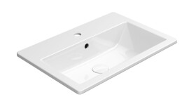 GSI - KUBE X keramické umyvadlo zápustné 58x40cm, bílá ExtraGlaze 9433111