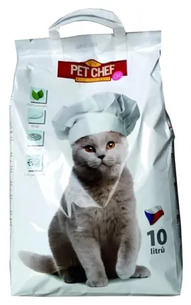 Pet Chef Stelivo pro domácí mazlíčky 10 l / Stelivo / Minerální / Pohlcuje pachy a tekutiny (340099)