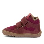 Dívčí zimní barefoot boty TEX WOOL Bordeaux, Froddo, G3110254-4W, červená - 24