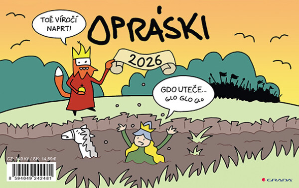 Opráski - Kalendář 2026 stolní - jaz