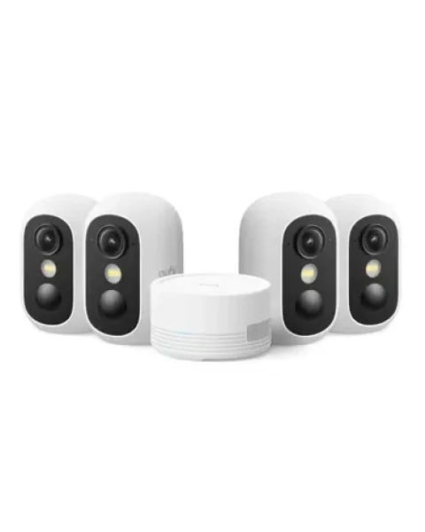 Anker eufy C35 bílá / HomeBase Mini + 4x IP kamera / 1080p / 130° / noční vidění / microSD / Wi-Fi (E8110425)