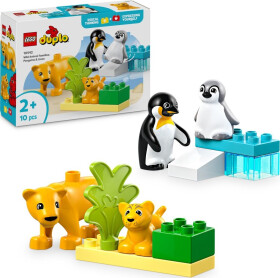 LEGO® DUPLO® 10442 Rodinky divokých zvířat: Tučňáci a lvi - LEGO® DUPLO®