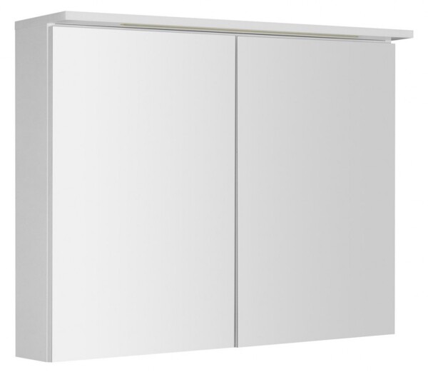 AQUALINE - KAWA STRIP galerka s LED osvětlením 90x70x22cm, bílá WGL90S