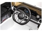 Mamido Dětské elektrické autíčko Mercedes G500 bílé