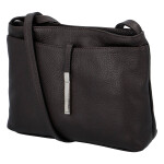 Dámská kožená kabelka Mirna, tmavě hnědá