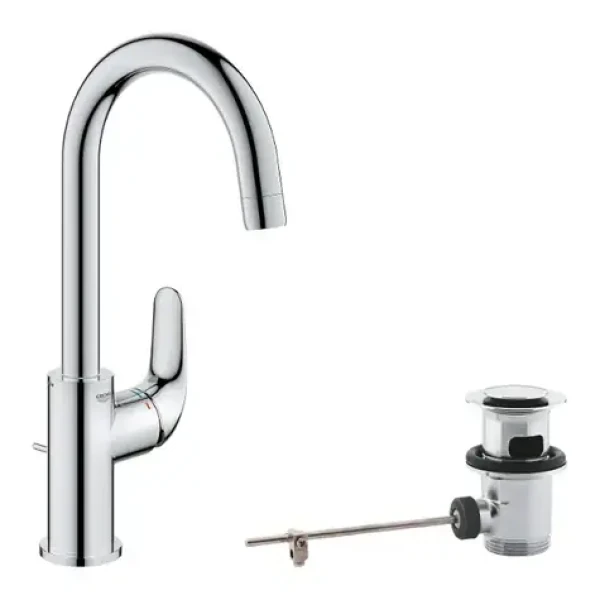 Grohe Swift - Umyvadlová baterie s výpustí studený start chrom (24330001)