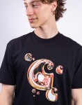 Tričko Carhartt WIP S/S Solar Chrome C-Logo T-Shirt Black
