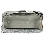 Třpytivá dámská plesová kabelka Moon Kaela, stříbrná