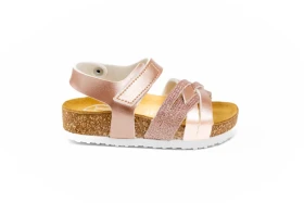 Dětské pantofle rose gold 32