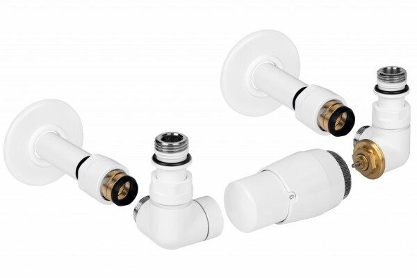HOPA - CLASSIC-SET, rohový ventil (Z2) - Barva - Bílá, Varianta - Pravá RDCLASSICSETRW