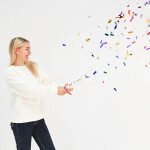 Vystřelovací konfety barevné 60 cm Vystřelovací konfety barevné 60 cm