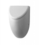 DURAVIT - Urinals Pisoár, zadní přívod, WonderGliss, bílá 08233500001