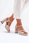 Sandály na podpatku model 212826 Step in style 37