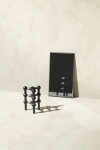 Stoff Nagel Designový svícen STOFF Nagel Black – set 3 ks, černá barva, kov