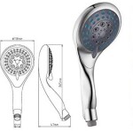 Eisl - Set ruční sprchy, hadice a sprchového držáku WELLY, chrom DX6050CSB