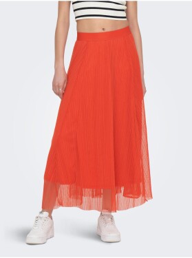 Oranžová dámská maxi sukně ONLY Lavina - Dámské