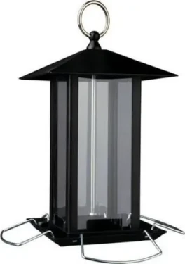 TRIXIE Závěsné kovové krmítko 1000 ml / Krmítko pro ptáky / průměr 20 cm / černá (2964-uniw)