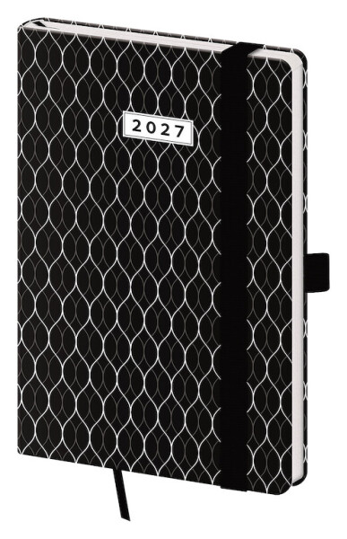 Týdenní diář 2027 Helma kapesní Vario Nexus s gumičkou