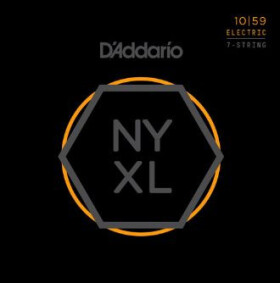 D'Addario NYXL 7-String Regular Light 10-59