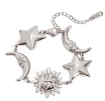 ELENYS Luna Stella – náramek z prémiové oceli Délka náramku: 17+5 cm / max. 22 cm