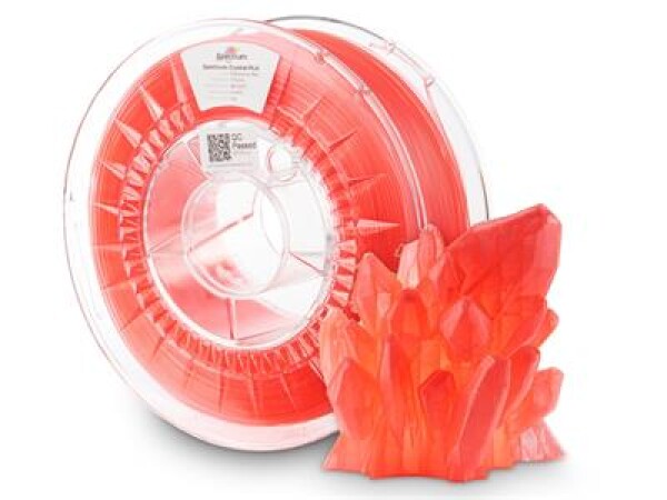 Filament Spectrum PLA Crystal 1,75 mm RASPBERRY RED 1 kg