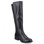 Černé kožené boty Rieker W Z9591-00 37