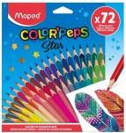 Maped Maped, 832072, Color´Peps, sada ergonometrických pastelek, 72 ks