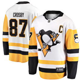 Outerstuff Dětský dres Sidney Crosby Pittsburgh Penguins NHL Premier White Away Velikost: L/XL