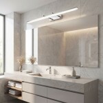 Koupelnové nástěnné LED svítidlo APP1871-1W 80cm CHROME OSW-66027