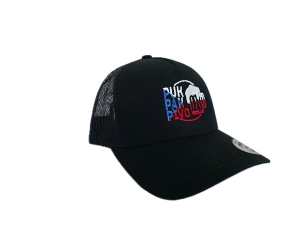 Fanda-NHL.cz Pánská Kšiltovka Puk Pak Pivo Truckerka s logem v designu vlajky