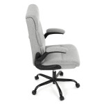 Kancelářské křeslo, houpací mechanismus, šedá látka, KA-K3104 GREY
